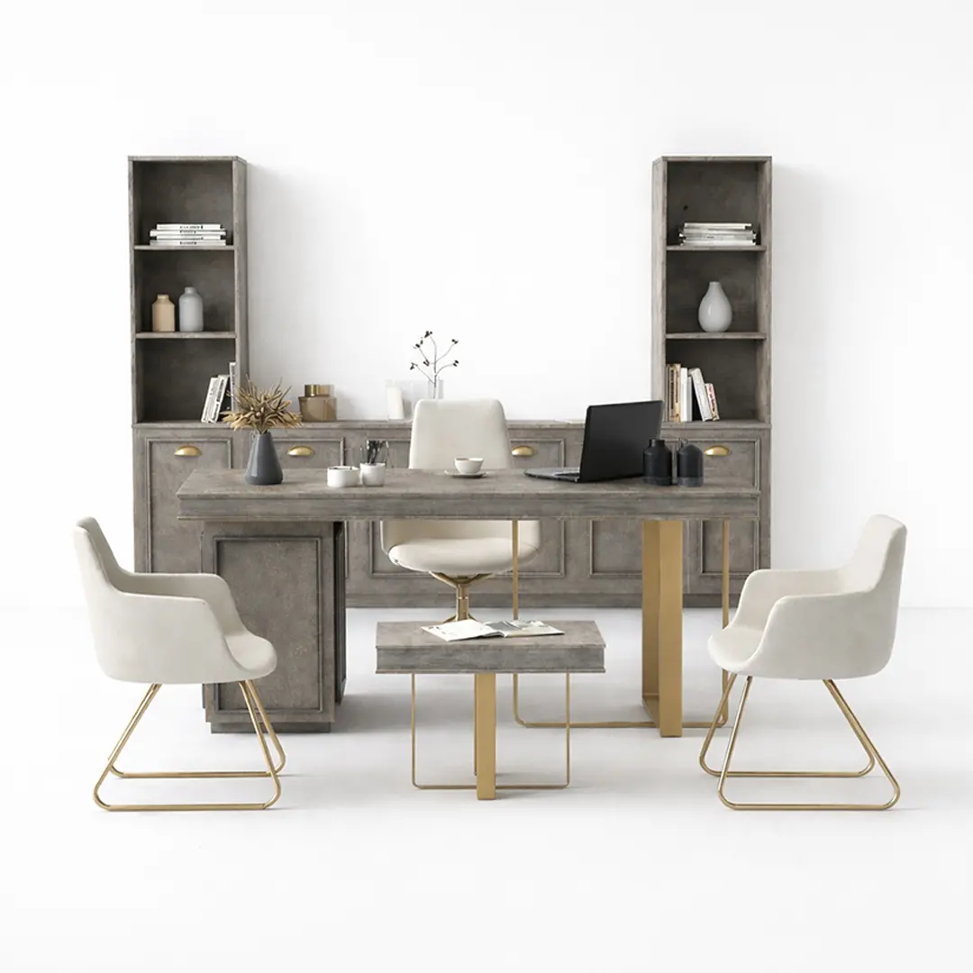 pearl-lite-gri-yonetici-takimi-1 PEARL LITE GRİ YÖNETİCİ TAKIMI - Görsel 1