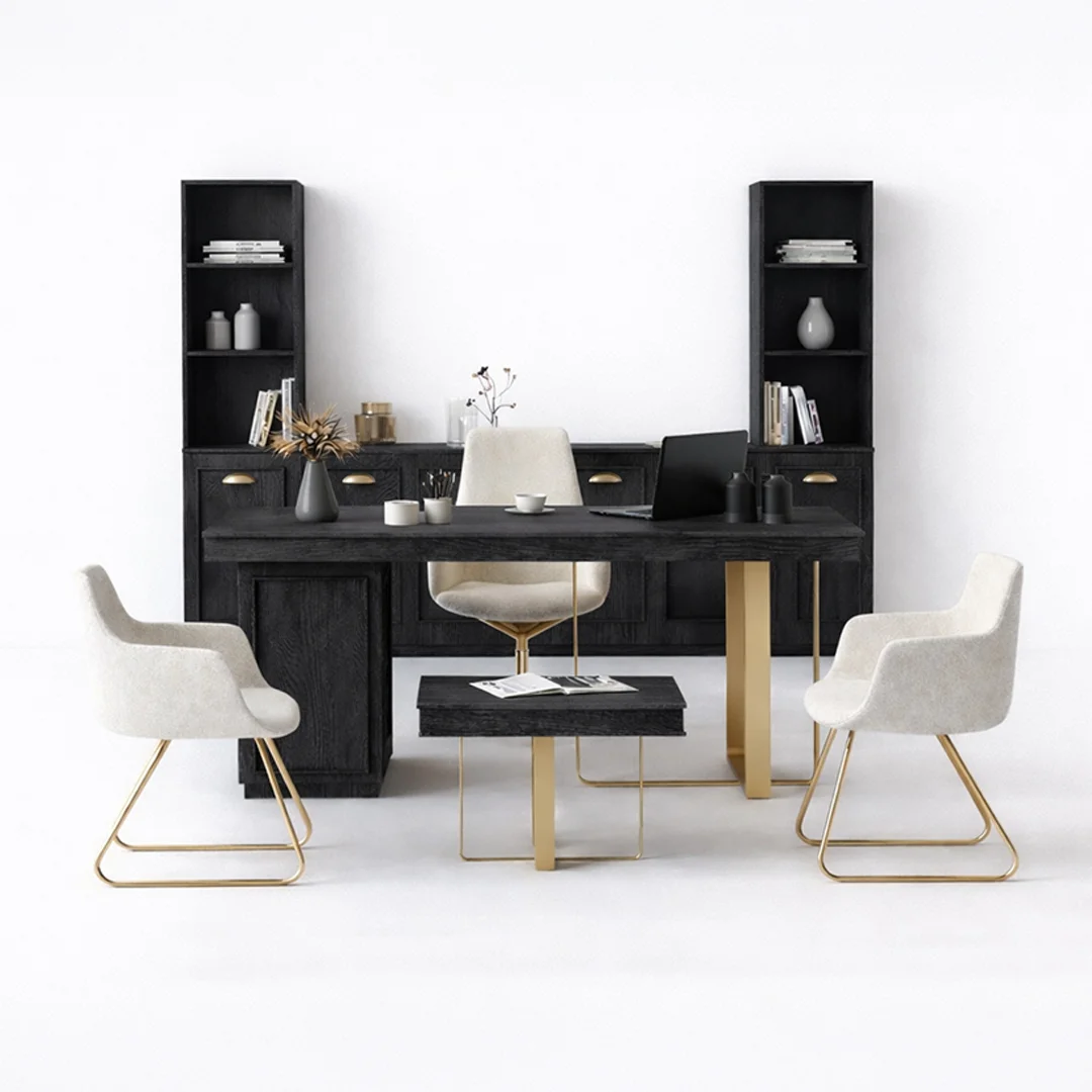 pearl-lite-siyah-yonetici-takimi-1 PEARL LITE SİYAH YÖNETİCİ TAKIMI - Görsel 1